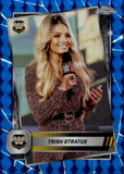 2025 Trish Stratus Topps Chrome WWE BLUE GEOMETRIC REFRACTOR 21/99 #190 WWE HOF