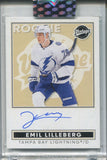2024-25 Emil Lilleberg Upper Deck Clear Cut VINTAGE ROOKIE AUTO AUTOGRAPH RC #VA-EL Tampa Bay Lightning