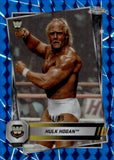 2025 Hulk Hogan Topps Chrome WWE BLUE GEOMETRIC REFRACTOR 41/99 #190 WWE HOF