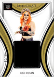 2023 Gigi Dolin Panini Immaculate WWE REMARKABLE MEMORABILIA SHIRT 05/35 RELIC #RM-GGD NXT