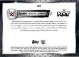 2025 Channing "Stacks" Lorenzo Topps Chrome WWE SP BLACK REFRACTOR 09/10 #181 NXT