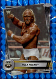 2025 Hulk Hogan Topps Chrome WWE BLUE GEOMETRIC REFRACTOR 81/99 #190 WWE HOF