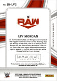 2023 Liv Morgan Panini Immaculate WWE JUMBO RING CANVAS MAT 72/99 RELIC #JR-LV2 Monday Night Raw