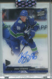 2022-23 Andrei Kuzmenko Upper Deck Clear Cut ROOKIE AUTO AUTOGRAPH RC #CC-AK Vancouver Canucks