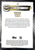 2025 Hulk Hogan Topps Chrome WWE BLUE GEOMETRIC REFRACTOR 41/99 #190 WWE HOF