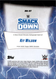 2025 Kit Wilson Topps Chrome WWE BLUE BRAND BLUE REFRACTOR AUTO 117/150 AUTOGRAPH #BBA-KIT Friday Night Smackdown