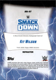 2025 Kit Wilson Topps Chrome WWE BLUE BRAND REFRACTOR AUTO 142/175 AUTOGRAPH #BBA-KIT Friday Night Smackdown