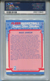 1988-89 Magic Johnson Fleer Sticker PSA 8 #6 Los Angeles Lakers HOF 0945