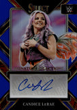 2023 Candice LeRae Panini Select BLUE SIGNATURE SELECTIONS AUTO 21/35 AUTOGRAPH #SL-CLR Monday Night Raw