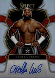 2023 Apollo Crews Panini Select WWE HOLO SILVER SIGNATURES AUTO AUTOGRAPH #SG-ACR NXT