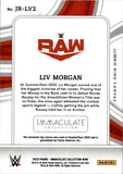 2023 Liv Morgan Panini Immaculate WWE JUMBO RING CANVAS MAT 02/99 RELIC #JR-LV2 Monday Night Raw