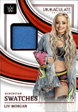 2023 Liv Morgan Panini Immaculate WWE RUBY RED SUPERSTAR SWATCHES SHIRT 16/25 RELIC #SM-LVM Monday Night Raw