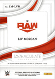2023 Liv Morgan Panini Immaculate WWE RUBY RED SUPERSTAR SWATCHES SHIRT 16/25 RELIC #SM-LVM Monday Night Raw