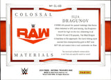 2024 Ilja Dragunov Panini National Treasures WWE COLOSSAL MAT CANVAS 57/99 RELIC #CL-IJD Monday Night Raw