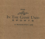 2025 Leaf In The Game Used Multi-Sport Hobby, 10 Box Case *RELEASES 2/13*