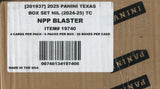 2025 Panini NIL University of Texas Blaster, 20 Box Case