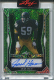 2025 Jack Ham Leaf Metal GREEN SHIMMER AUTO 1/1 ONE OF ONE AUTOGRAPH #BA-JH1 Pittsburgh Steelers HOF
