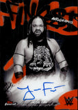 2025 Jacob Fatu Topps Finest WWE AUTO AUTOGRAPH #FA-FTU Friday Night Smackdown