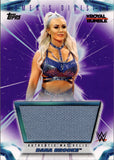 2021 Dana Brooke Topps WWE Women's Division PURPLE MAT CANVAS 15/99 RELIC #MR-DB Friday Night Smackdown