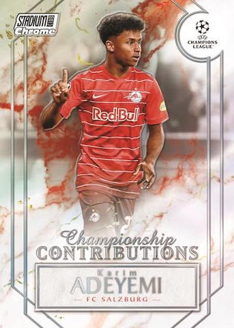 2021/22 Topps UEFA Champions League Stadium Club Chrome Soccer 未