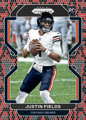 2021 Instant Justin Fields BEARS - NFL DRAFT NIGHT RC - Rookie IN