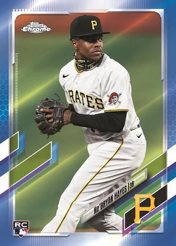 Ke'Bryan Hayes 2021 Topps Chrome Refractor Rookie Card