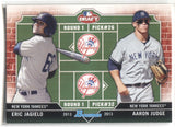 2013 Aaron Judge Eric Jagielo Bowman Draft Picks & Prospects DUAL DRAFTEE #DD-JJ New York Yankees 13