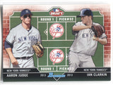 2013 Aaron Judge Ian Clarkin Bowman Draft Picks & Prospects DUAL DRAFTEE #DD-JC New York Yankees 14