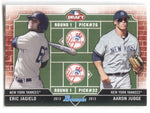 2013 Aaron Judge Eric Jagielo Bowman Draft Picks & Prospects DUAL DRAFTEE #DD-JJ New York Yankees 21