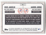2013 Aaron Judge Eric Jagielo Bowman Draft Picks & Prospects DUAL DRAFTEE #DD-JJ New York Yankees 20