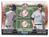 2013 Aaron Judge Eric Jagielo Bowman Draft Picks & Prospects DUAL DRAFTEE #DD-JJ New York Yankees 12