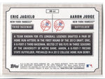 2013 Aaron Judge Eric Jagielo Bowman Draft Picks & Prospects DUAL DRAFTEE #DD-JJ New York Yankees 13