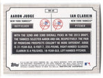 2013 Aaron Judge Ian Clarkin Bowman Draft Picks & Prospects DUAL DRAFTEE #DD-JC New York Yankees 14