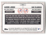 2013 Aaron Judge Ian Clarkin Bowman Draft Picks & Prospects DUAL DRAFTEE #DD-JC New York Yankees 8