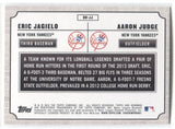 2013 Aaron Judge Eric Jagielo Bowman Draft Picks & Prospects DUAL DRAFTEE #DD-JJ New York Yankees 14