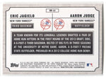 2013 Aaron Judge Eric Jagielo Bowman Draft Picks & Prospects DUAL DRAFTEE #DD-JJ New York Yankees 3