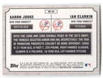 2013 Aaron Judge Ian Clarkin Bowman Draft Picks & Prospects DUAL DRAFTEE #DD-JC New York Yankees 9