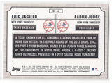 2013 Aaron Judge Eric Jagielo Bowman Draft Picks & Prospects DUAL DRAFTEE #DD-JJ New York Yankees 16