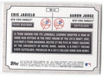 2013 Aaron Judge Eric Jagielo Bowman Draft Picks & Prospects DUAL DRAFTEE #DD-JJ New York Yankees 11