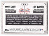 2013 Aaron Judge Ian Clarkin Bowman Draft Picks & Prospects DUAL DRAFTEE #DD-JC New York Yankees 11