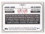 2013 Aaron Judge Ian Clarkin Bowman Draft Picks & Prospects DUAL DRAFTEE #DD-JC New York Yankees 19