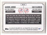 2013 Aaron Judge Ian Clarkin Bowman Draft Picks & Prospects DUAL DRAFTEE #DD-JC New York Yankees 20