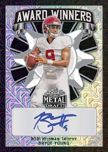 2021 Leaf Metal Draft Football Jumbo Box