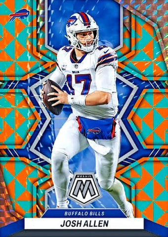 2022 Panini Mosaic Football Blaster Box Trading Cards Look for Exclusive  Orange Fluorescent Parallels! 