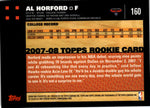 2007-08 Al Horford Topps Chrome ROOKIE RC #160 Atlanta Hawks 2