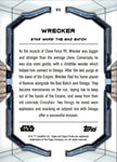 2022 Wrecker Topps Star Wars Finest GOLD REFRACTOR 10/50 #95 The Bad Batch