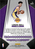 2017-18 Lonzo Ball Panini Prizm ROOKIE RC #289 Los Angeles Lakers 21