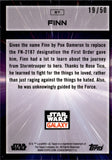 2022 Finn Star Topps Star Wars Galaxy Chrome MOJO REFRACTOR 19/50 #87