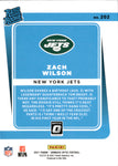 2021 Zach Wilson Donruss Optic RATED ROOKIE RC #202 New York Jets 4