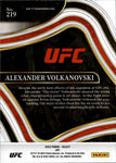 2022 Alexander Volkanovski Panini Select UFC OCTAGONSIDE #219 Featherweight